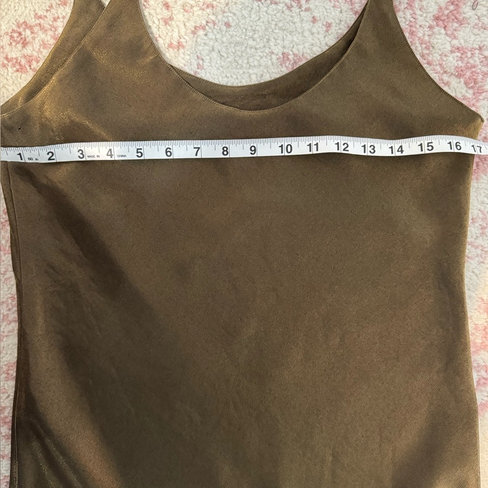 Lustrous Gold Maxi Dress - Picture 4 of 8